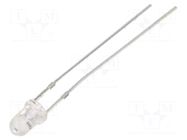 LED; green; 3mm; candle light effect; 12000÷14000mcd; 30°; 20mA OPTOSUPPLY