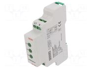 Module: voltage indicator; 3x400VAC; IP20; for DIN rail mounting POLLIN