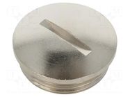 Stopper; M25; 1.5; IP54; brass; Plating: nickel; SKINDICHT® LAPP