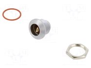 Connector: circular; 0E; socket; female; PIN: 2; soldering; 10A; IP68 LEMO