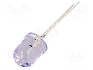 CRLED; red; 10mm; 7500mcd; 30°; Front: convex; 5÷20VDC; No.of term: 2 OPTOSUPPLY