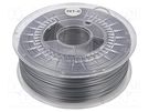 Filament: PET-G; Ø: 1.75mm; silver; 220÷250°C; 1kg DEVIL DESIGN