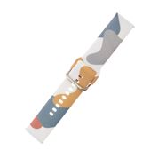 Strap Moro for Samsung Galaxy Watch 40 / 41 / 42 / 43 / 44 mm silicone bracelet watch band - pattern 2, Hurtel