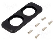 Car lighter socket housing; black SCI