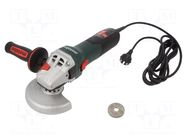 Angle grinder; electric; max.3.2Nm; 1.1kW; 230VAC; 11000rpm; 125mm METABO
