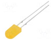 LED; orange; rectangular; 2.43x5x8.6mm; 150÷220mcd; 100°; 20mA OPTOSUPPLY