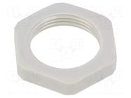 Nut; Thread: metric; polyamide; PMAFIX MN; grey; Pitch: 1.5; 50mm PMA