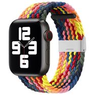 Braided Fabric Strap Bracelet Strap Fabric Band for Apple Watch 42 / 44 / 45 / 49 mm - Multicolor, Hurtel