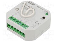 Relay; flush mount; 85÷265VAC; 85÷265VDC; 230VAC; NO; IP20; F&Wave F&F