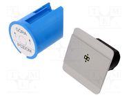 Sensor: laser; DRL; plaster embedded,in mounting box; 9÷27VDC F&F