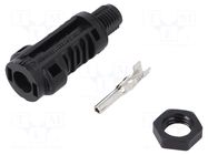 Connector: solar; socket; male; SOLARLOK; for panel mounting TE Connectivity