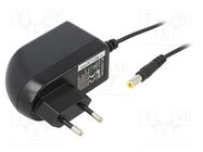 Power supply: switched-mode; mains,plug; 15VDC; 1.6A; 24W; Plug: EU SUNNY