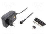 Power supply: switching; mains,universal,plug-in; 3VDC,; 1.5A MINWA ELECTRONICS