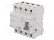 RCD breaker; Inom: 40A; Ires: 30mA; Poles: 4; 230V,400V; IP20; EFI ETI POLAM