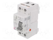 RCD breaker; Inom: 32A; Ires: 30mA; Poles: 2; 230V,400V; IP20; EFI ETI POLAM