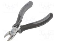 Pliers; side,cutting; ESD; two-component handle grips; 135mm KNIPEX