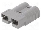 Plug; DC supply; SB® 50; hermaphrodite; w/o contacts; for cable ANDERSON POWER PRODUCTS