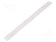 Tape: heat transfer; W: 19mm; L: 240mm; Thk: 0.5mm; 3W/mK; white; UL94 3M