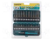 Kit: screwdriver bits; Mounting: 1/4" (C6,3mm),1/4" (E6,3mm) 