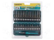 Kit: screwdriver bits; Mounting: 1/4" (C6,3mm),1/4" (E6,3mm) WOLFCRAFT