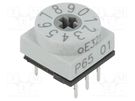 Encoding switch; DEC/BCD; Pos: 10; THT; Rcont max: 80mΩ; P65 PTR HARTMANN