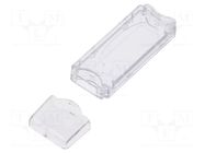 Enclosure: for USB; X: 23mm; Y: 71mm; Z: 8.7mm; polycarbonate GAINTA