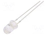 CRLED; blue; 5mm; 12000mcd; 15°; Front: convex; 5.5÷20VDC OPTOSUPPLY