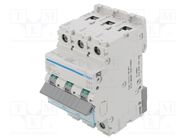 Circuit breaker; 230/400VAC; Inom: 10A; Poles: 3; Charact: C; 10kA HAGER