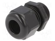 Cable gland; PG11; IP68; polyamide; black; HSK-KE HUMMEL