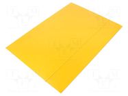 Folder; with rubber; A4; yellow ESSELTE