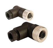 SENSOR CONNECTOR, 5POS, M12, SOCKET