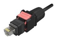 ENET CORD, RJ45 PLUG-FREE END, 1M