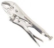 PLIER, LOCKING, CURVED JAW, CRV, 7"