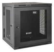 WALL MNT RACK ENCLOSURE CABINET, BLACK