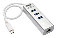 USB HUB W/LAN, 4-PORT, BUS POWERED