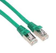 PATCH CABLE, RJ45 PLUG, 5 , GREEN