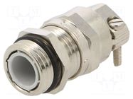 Cable gland; with earthing; PG9; IP68; brass; HSK-MZ-EMC HUMMEL