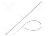 Cable tie; L: 650mm; W: 9mm; polyamide; 778N; natural; Ømax: 190mm FIX&FASTEN