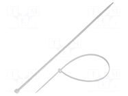 Cable tie; L: 650mm; W: 9mm; natural; polyamide; 778N; Ømax: 190mm FIX&FASTEN