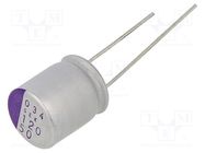 Capacitor: polymer; 120uF; 50VDC; SEK; THT; ±20%; -55÷125°C; 1000h PANASONIC