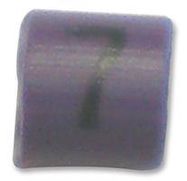 CABLE MARKER, 7, VIOLET, PK100