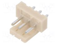 Connector: wire-board; socket; male; PIN: 3; DF1; 3A; 250V; straight HIROSE