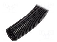 Protective tube; Size: 29; polyamide; black; Polyamide-Conduit HUMMEL