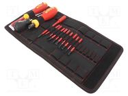 Kit: screwdrivers; torque,insulated; 1kVAC; case; 13pcs. WIHA