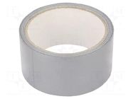 Tape: duct; W: 48mm; L: 10m; Thk: 0.14mm; silver; caoutchouc; -10÷75°C SCAPA