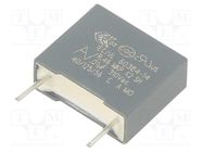 Capacitor: polypropylene; X2; R46 310V; 0.01uF; 13x11x5mm; THT KEMET