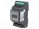 Meter: network parameters; for DIN rail mounting; LED; N27D; 500V LUMEL