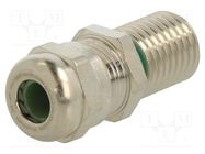 Cable gland; M12; 1.5; IP68; brass; HSK-M-Ex-d HUMMEL