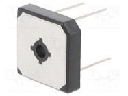 Bridge rectifier: single-phase; Urmax: 600V; If: 35A; Ifsm: 475A 