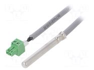 Sensor: temperature; DS18B20; Body dim: Ø6x50mm; Leads: leads x2 INVEO